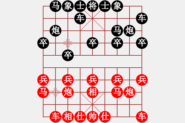 象棋棋譜圖片：邾城棋癡(2段)-負(fù)-金橋居士(6段) - 步數(shù)：10 