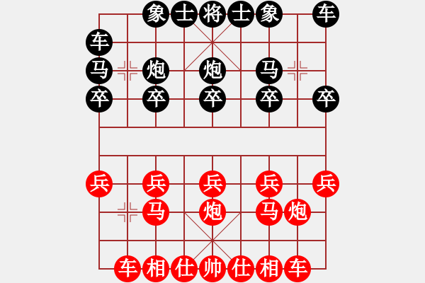 象棋棋譜圖片：夢(mèng)群，飄絮＆夢(mèng)[紅] -VS- 虎子 [黑] - 步數(shù)：10 