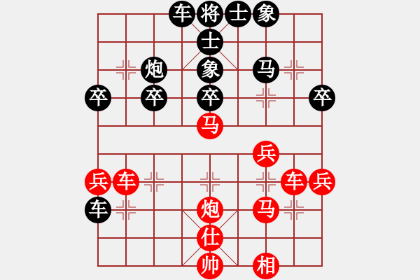 象棋棋譜圖片：阿睿(5f)-勝-謝校(3弦) - 步數(shù)：40 