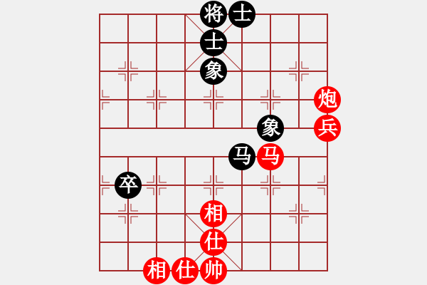 象棋棋譜圖片：中炮對(duì)反宮馬（紅勝） - 步數(shù)：60 