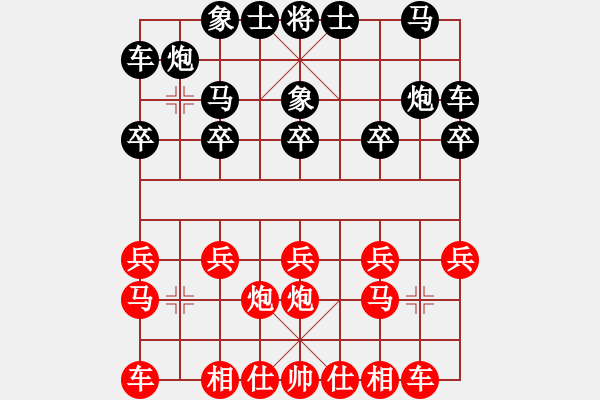 象棋棋譜圖片：150920 公開男子組 第1輪 第9臺 張順森 負 林乃存 - 步數(shù)：10 