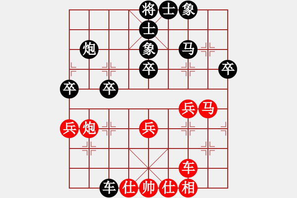 象棋棋譜圖片：bbboy002(2舵)-負-bubuweiyin(3舵) - 步數(shù)：40 