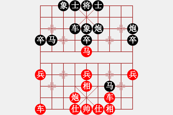 象棋棋譜圖片：象棋長征路(北斗)-勝-聯(lián)盟心魔(地煞) - 步數(shù)：40 