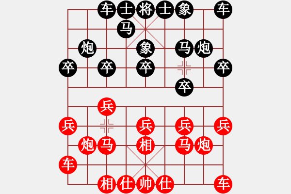 象棋棋譜圖片：風動天下(初級)-負-不游泳的魚(月將) - 步數(shù)：10 