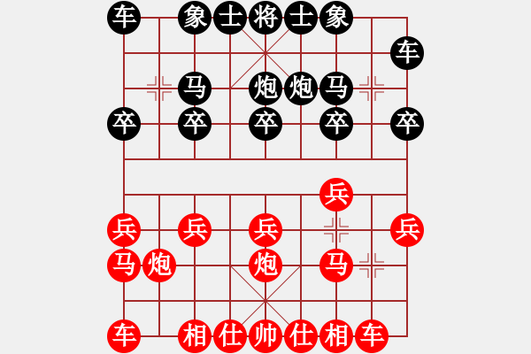 象棋棋譜圖片：靜 語(yǔ)黑棋[1047016869] -VS- 輕風(fēng)[1540530909] - 步數(shù)：10 