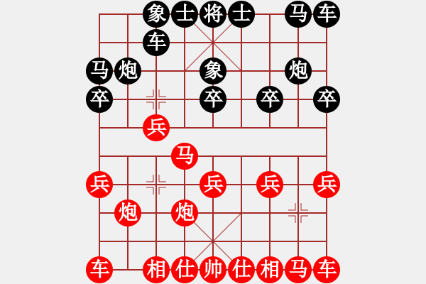 象棋棋譜圖片：樂清 男1vs 樂清 男2 - 步數(shù)：10 