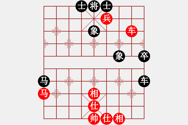 象棋棋譜圖片：紅軍比賽三(5f)-和-曉星殘月(5f) - 步數(shù)：110 