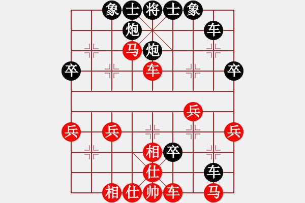 象棋棋譜圖片：老司機(jī)[1945109617] -VS- 橫才俊儒[292832991]（大破過宮炮） - 步數(shù)：40 