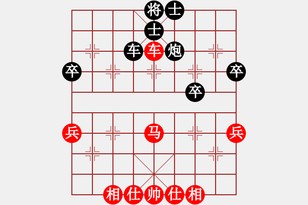 象棋棋譜圖片：上海市象棋協(xié)會隊 肖宇舟 和 杭州燃氣集團隊 沈思凡 - 步數(shù)：60 