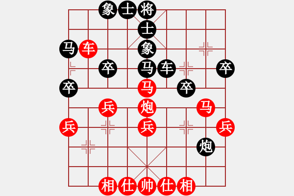 象棋棋譜圖片：我是酒鬼(1段)-勝-祁連風(fēng)雪(5段) - 步數(shù)：30 