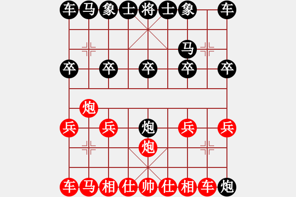 象棋棋譜圖片：棋友-魚鳥[575644877] -VS- 上善若水[2811009044] - 步數(shù)：10 