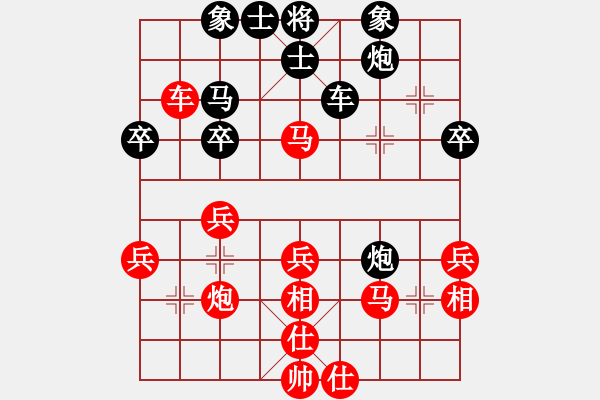 象棋棋譜圖片：阻擊步槍(9段)-負(fù)-tianlond(5r) - 步數(shù)：40 