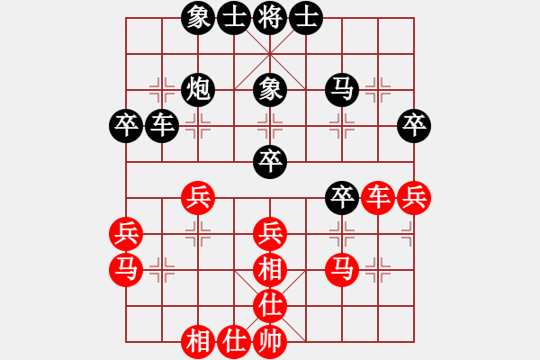 象棋棋譜圖片：噴噴博士后(9星)-和-吸毒歐陽瘋(9星) - 步數(shù)：40 