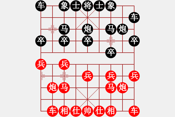 象棋棋譜圖片：日升家園三(5r)-負(fù)-棋友聯(lián)盟三(5r) - 步數(shù)：10 