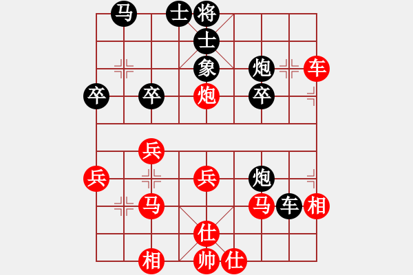 象棋棋譜圖片：天瑞其祥[158446958] -VS- 橫才俊儒[292832991] - 步數(shù)：40 