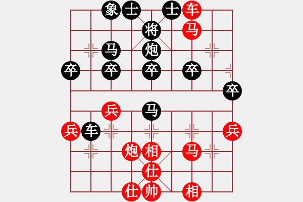 象棋棋譜圖片：紅孔雀(5段)-勝-棋壇毒龍(8段) - 步數(shù)：40 