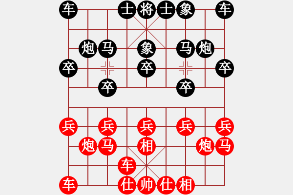 象棋棋譜圖片：5536局 A11-順相局-天天AI選手 紅先負(fù) 旋風(fēng)引擎24層 - 步數(shù)：10 