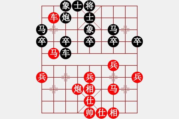 象棋棋譜圖片：傳棋霸者(月將)-勝-zxyljc(3段) - 步數(shù)：35 