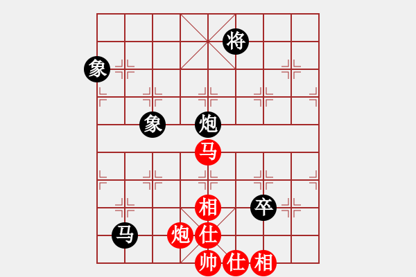 象棋棋譜圖片：戀戀風(fēng)塵(月將)-和-大圣軟件(日帥) - 步數(shù)：107 