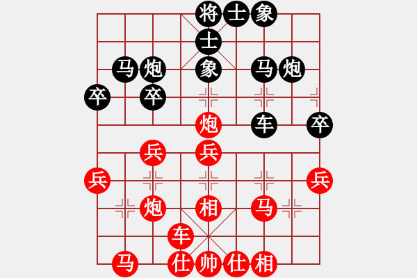 象棋棋譜圖片：測(cè)評(píng) E23 車平八 是最重要的走法 中局就有機(jī)會(huì)平八 - 步數(shù)：30 