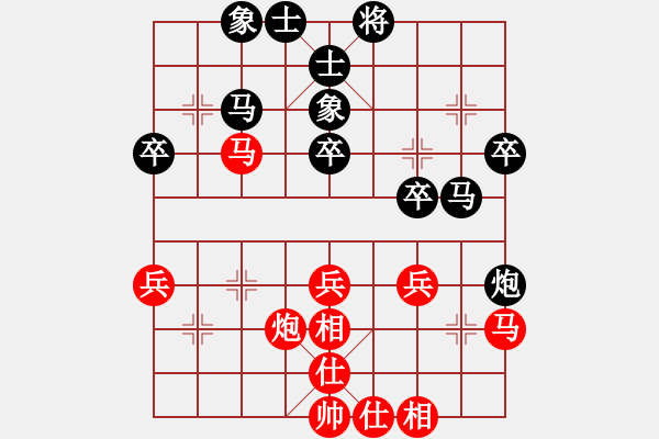 象棋棋譜圖片：2508局 A15-飛相進(jìn)三兵對進(jìn)右馬-徐庶(2100) 先負(fù) 旋風(fēng)引擎23層(2849) - 步數(shù)：40 