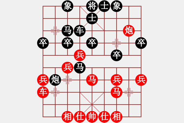 象棋棋譜圖片：揪枰(9段)-負(fù)-鳳陽快刀(9段) - 步數(shù)：30 