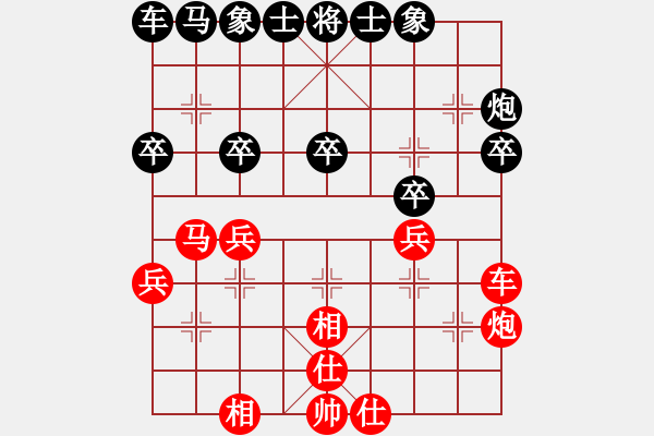 象棋棋譜圖片：河南省社會(huì)體育事務(wù)中心 何文哲 和 廣東碧桂園隊(duì) 許國義 - 步數(shù)：30 