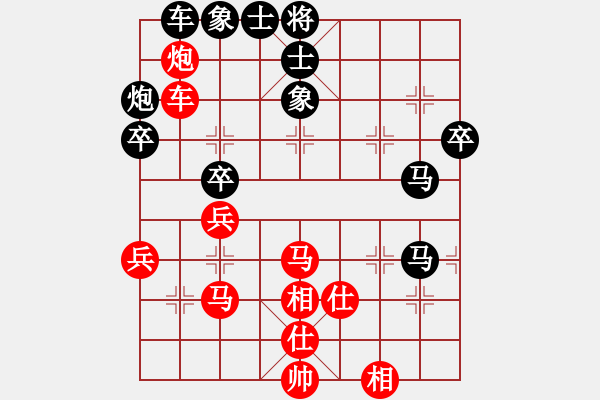 象棋棋譜圖片：棋魂冰凌妹(月將)-和-飛天盾地(月將) - 步數(shù)：40 