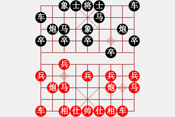 象棋棋譜圖片：桑樂(lè)泉?jiǎng)賹O金科 - 步數(shù)：10 