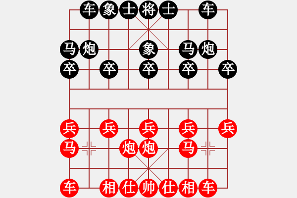 象棋棋譜圖片：吾王正雄 [紅] -VS- ゞ★神馬都是浮云[黑](5) - 步數(shù)：10 