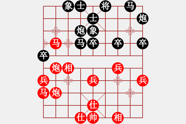 象棋棋譜圖片：綽號(hào)無名(5段)-勝-紀(jì)人王(8段) - 步數(shù)：40 