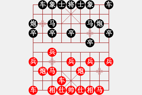 象棋棋譜圖片：590局 A50- 仕角炮局-徐晃(1450) 先負(fù) 小蟲引擎23層(2674) - 步數(shù)：10 