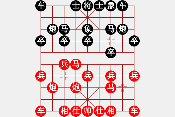 象棋棋譜圖片：‖棋家軍‖皎月[2045059653] -VS- 88888888[897802928] - 步數(shù)：10 