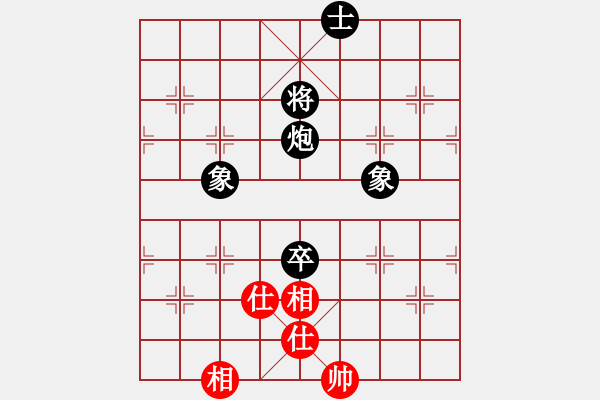 象棋棋譜圖片：炮高卒單缺士勝士相全(1) - 步數(shù)：0 