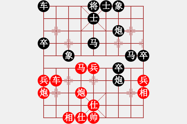 象棋棋譜圖片：巴隸(5級(jí))-勝-鑫宇(6級(jí)) - 步數(shù)：40 