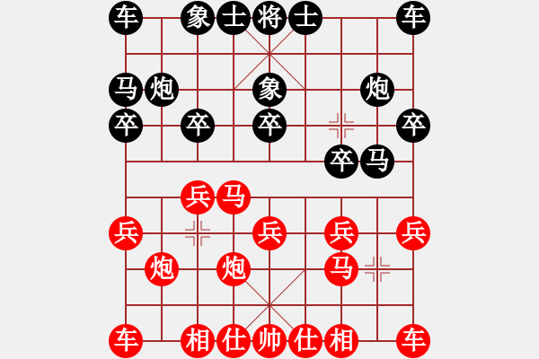 象棋棋譜圖片：‖棋家軍‖[474177218] -VS- 兵哥[1090226523] - 步數(shù)：10 