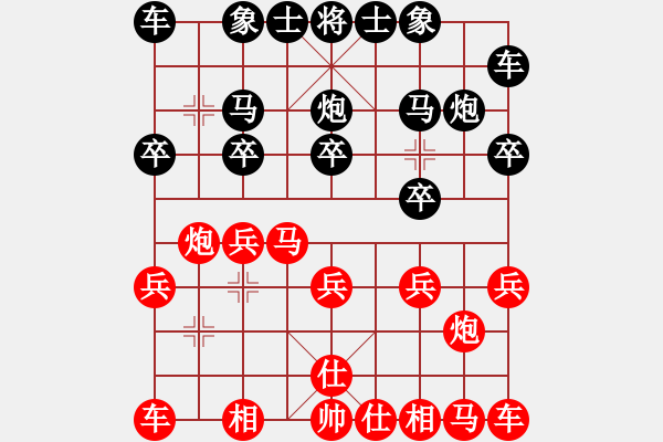 象棋棋譜圖片：阿民 負 qqq - 步數(shù)：10 