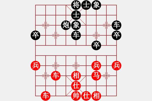 象棋棋譜圖片：嘉陵江(3段)-負(fù)-寒瘋子(5段) 五八炮對(duì)反宮馬 - 步數(shù)：40 