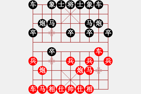 象棋棋譜圖片：車九進五(9星)-和-場均一條龍(北斗) - 步數(shù)：10 