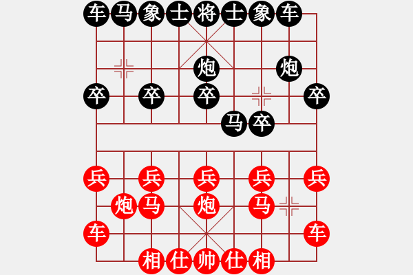 象棋棋譜圖片：橫才俊儒[292832991] -VS- 股狼語(yǔ)[1343469172] - 步數(shù)：10 