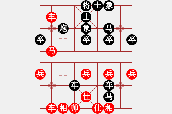 象棋棋譜圖片：棋行者（學(xué)2-1） VS 昆侖 C15 中炮巡河車對(duì)屏風(fēng)馬 紅不進(jìn)左馬 - 步數(shù)：36 