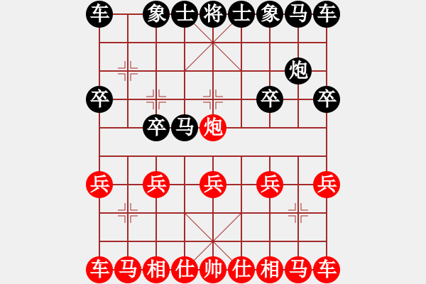 象棋棋譜圖片：馬踏飛燕[紅] -VS- 總不服輸[黑] - 步數(shù)：10 