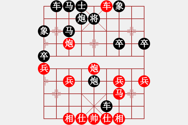 象棋棋譜圖片：第2輪劉春雨先勝童木金順炮橫車對直車“上饒市第7屆象棋棋王賽” - 步數(shù)：40 