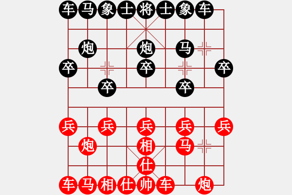 象棋棋譜圖片：亂7 8糟[313308590] -VS- 游俠秦歌[565299393] - 步數(shù)：10 