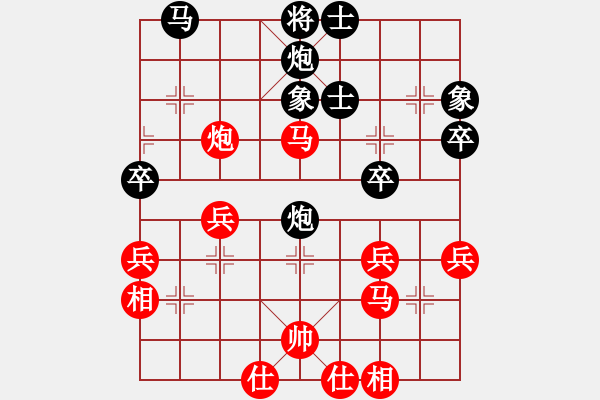 象棋棋譜圖片：汕頭魔王(6段)-負(fù)-蚯蚓降龍瑞(4段) - 步數(shù)：40 