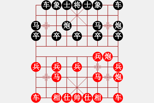 象棋棋譜圖片：lkjmnb(電神)-和-pengweikun(9星) - 步數(shù)：10 