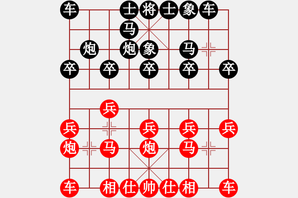 象棋棋譜圖片：佳局自天成(4段)-負-永不言敗(1段) - 步數(shù)：10 