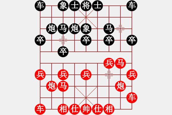 象棋棋譜圖片：牛愛平 先和 張華明 - 步數(shù)：10 