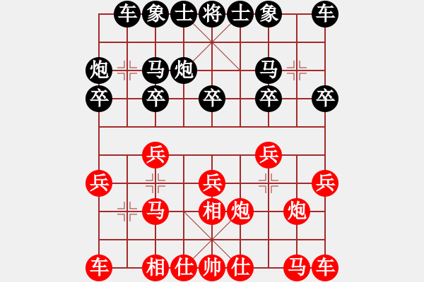 象棋棋譜圖片：測(cè)評(píng) 電腦分析 - 步數(shù)：10 