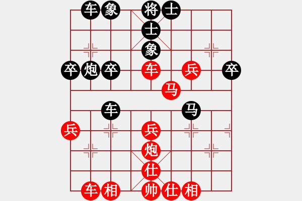 象棋棋譜圖片：bbboy002（業(yè)7-3） 先勝 嘻哈粽子（業(yè)7-3） - 步數(shù)：40 